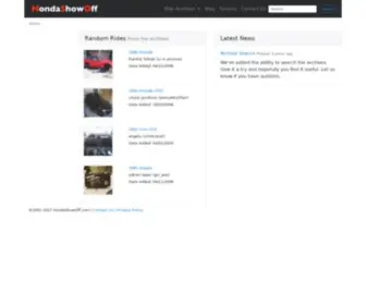 Hondashowoff.com(HondaShowOff) Screenshot