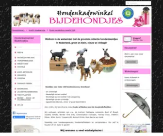 Hondenbeeldjes.nl(Welkom bij Hondenkadowinkel Bijdehondjes) Screenshot