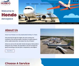 Hondoaerospace.com(Aircraft Storage in Texas) Screenshot