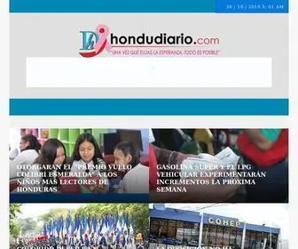 Hondudiario.com(Primer Periodico Digital de Honduras) Screenshot