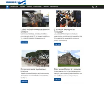 Hondurasmipais.com(Honduras mi país) Screenshot