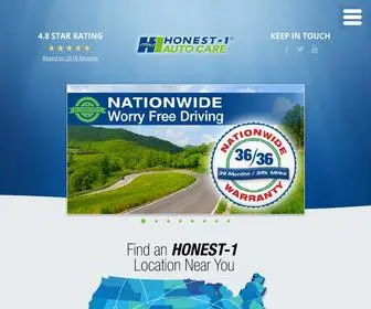 Honest-1.com(Honest-1 Auto Care Corporate) Screenshot