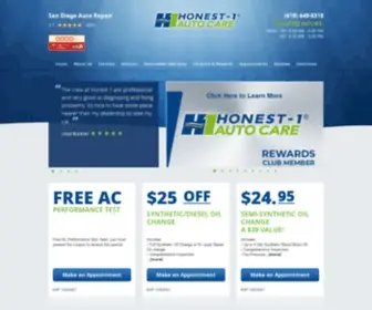 Honest1Sancarlos.com(Auto Repair Shop in San Carlos) Screenshot