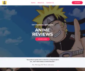 Honestanimereviews.com(Honest Anime Reviews) Screenshot