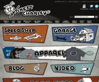Honestcharley.com(Honest Charley Speed Shop) Screenshot