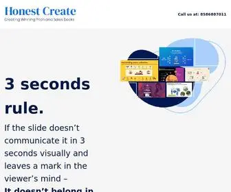 Honestcreate.com(Creating Winning Pitch Decks) Screenshot