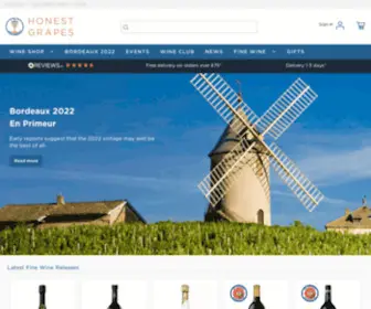 Honestgrapes.co.uk(Honestgrapes) Screenshot