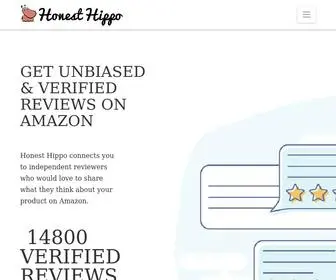 Honesthippo.com(Honest Hippo) Screenshot