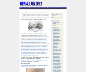 Honesthistory.net.au(HONEST HISTORY) Screenshot