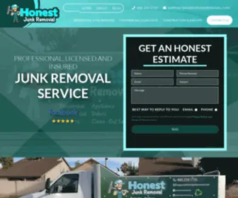 Honestjunkremoval.com(Honest Junk Removal) Screenshot