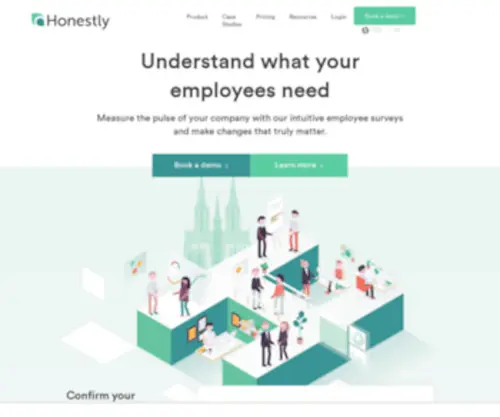 Honestly.com(Quick & Intuitive Employee Survey Platform) Screenshot