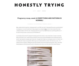 Honestlytrying.com(Honestlytrying) Screenshot