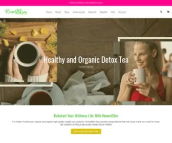 Honestslim.com(Teas For Wellness) Screenshot