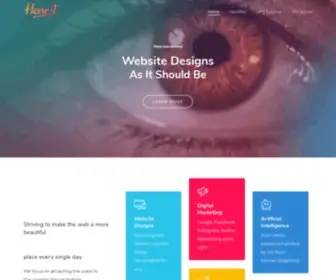 Honestwebs.com(Honest Web Designs) Screenshot