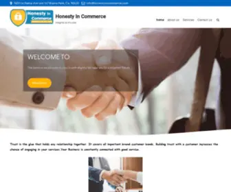 Honestyincommerce.com(Integrity to it's core) Screenshot