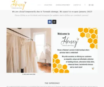 Honeyabridalboutique.com(Honey A Bridal Boutique) Screenshot