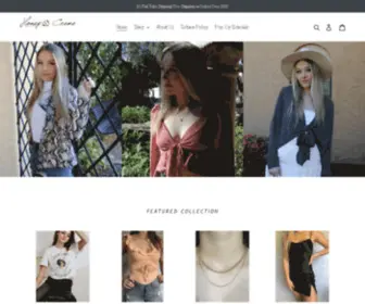 Honeyandcreme.com(Clothing Boutique) Screenshot