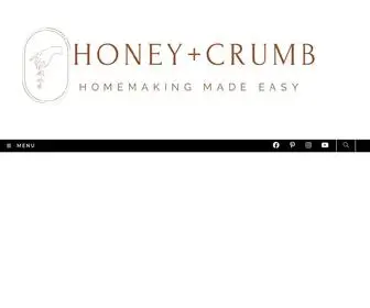 Honeyandcrumb.com(Honey + Crumb) Screenshot