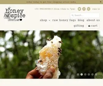 Honeyandspice.in(Honey and Spice) Screenshot