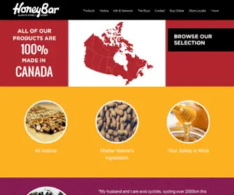 Honeybar.ca(Delicious all) Screenshot