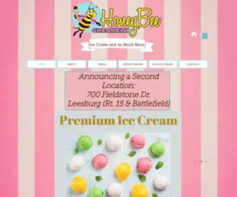 Honeybeecreamery.com(HoneyBee Creamery) Screenshot