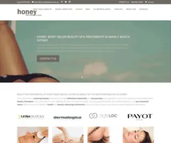 Honeybodysalon.com.au(Honey Body Salon) Screenshot