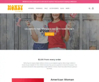 Honeyclothingcompany.com(Honey Clothing Company) Screenshot