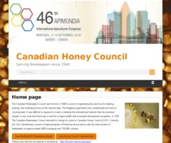 Honeycouncil.ca(Serving Beekeepers since 1940) Screenshot