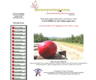 Honeycrisp.com(Fresh Fruit From the Farm to Your Door) Screenshot