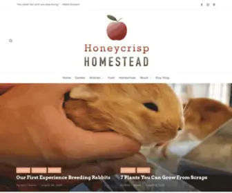 Honeycrisphomestead.net(April's Happy Place) Screenshot