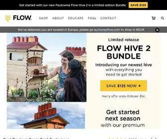 Honeyflow.com(Flow Hive US) Screenshot