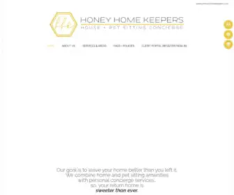 Honeyhomekeepers.com(Honey Home Keepers) Screenshot