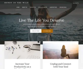 Honeyinthewild.com(Just another WordPress site) Screenshot