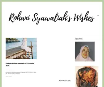 Honeylizious.com(Rohani Syawaliah's Wishes) Screenshot