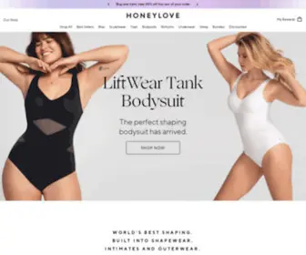 Honeylove.com(Innovative shapewear) Screenshot