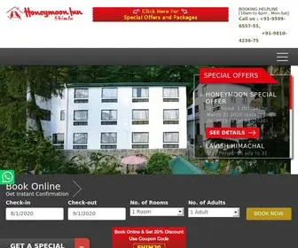 Honeymooninnshimla.com(Honeymoon Inn Shimla) Screenshot