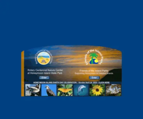 Honeymoonislandnaturecenter.org(Rotary Centennial Nature Center at Honeymoon Island State Park) Screenshot