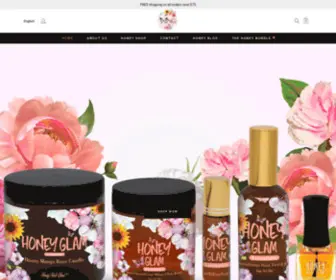 Honeynailglam.com(Main Home) Screenshot