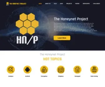 Honeynet.org(Honeypot research) Screenshot