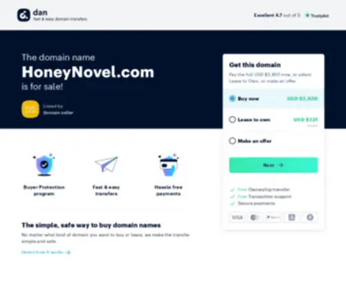 Honeynovel.com(Honeynovel) Screenshot