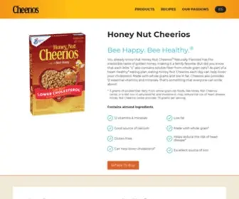 Honeynutcheerios.com(Honey Nut Cheerios) Screenshot