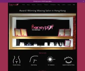 Honeypot.com.hk(Honeypot Waxing Hong Kong) Screenshot