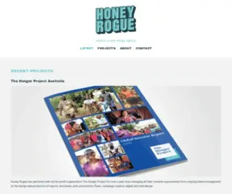 Honeyrogue.com(Graphic & Web Design Agency) Screenshot