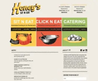 Honeyssitneat.com(Honey's Sit 'N Eat) Screenshot