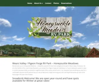 HoneysucklemeadowsrvPark.com(Honeysuckle Meadows RV Park) Screenshot