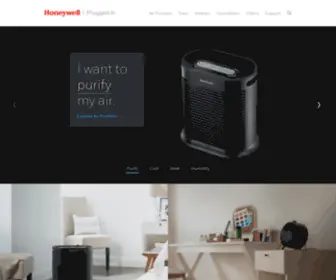 Honeywellpluggedin.ca(Live More Comfortably) Screenshot