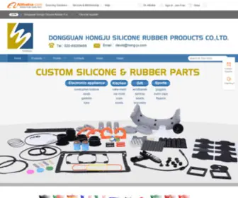 Hong-JU.cn(Dongguan Hongju Silicone Rubber Products Co) Screenshot