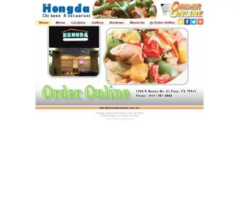 Hongdaelpaso.com(Hongda Chinese Restaurant) Screenshot