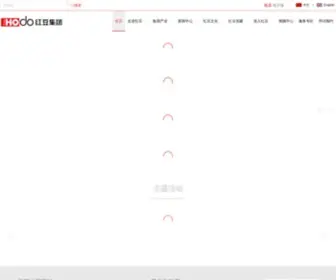 Hongdou.com(红豆集团) Screenshot