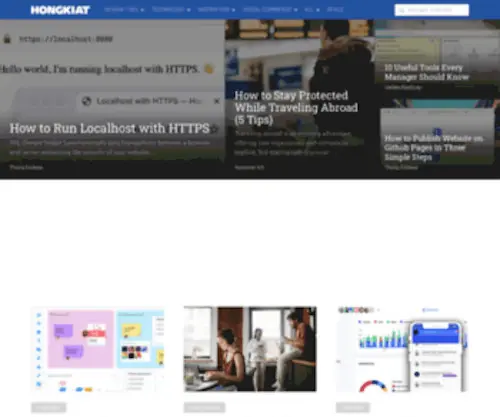 Hongkiat.com(Technology, Design, and Inspiration) Screenshot